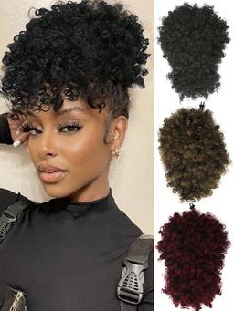 Postiche Afro ( postiche Frange 2 en 1)