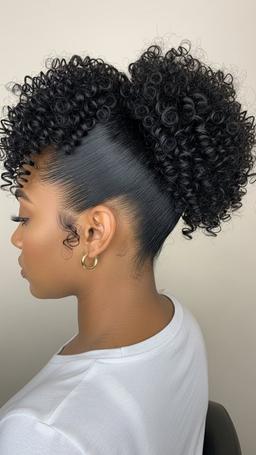 Postiche Afro ( postiche Frange 2 en 1)